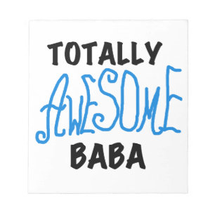 Totaal Geweldige Baba Tshirts en geschenken Notitieblok