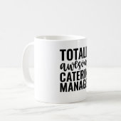 Totaal Geweldige Catering Manager Koffiemok (Voorkant links)