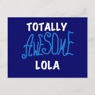 Totaal Geweldige Lola Blue Tshirts en geschenken Briefkaart