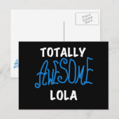 Totaal Geweldige Lola Blue Tshirts en geschenken Briefkaart (Voorkant / Achterkant)