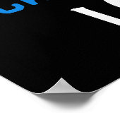 Totaal Geweldige Lola Blue Tshirts en geschenken Poster (Hoek)