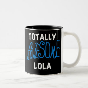 Totaal Geweldige Lola Blue Tshirts en geschenken Tweekleurige Koffiemok