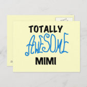 Totaal Geweldige Mimi Blauwe T-shirts en Giften Briefkaart (Voorkant / Achterkant)