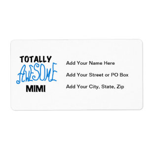 Totaal Geweldige Mimi Blauwe T-shirts en Giften Etiket