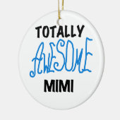 Totaal Geweldige Mimi Blauwe T-shirts en Giften Keramisch Ornament (Links)