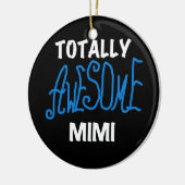 Totaal Geweldige Mimi Blauwe T-shirts en Giften Keramisch Ornament (Links)