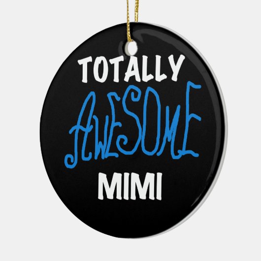 Totaal Geweldige Mimi Blauwe T-shirts en Giften Keramisch Ornament (Links)