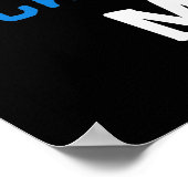 Totaal Geweldige Mimi Blauwe T-shirts en Giften Poster (Hoek)