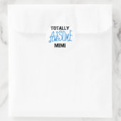 Totaal Geweldige Mimi Blauwe T-shirts en Giften Ronde Sticker (Tas)