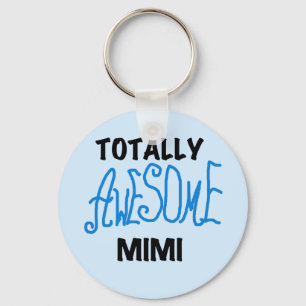 Totaal Geweldige Mimi Blauwe T-shirts en Giften Sleutelhanger