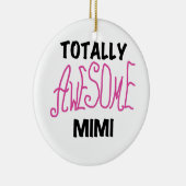 Totaal Geweldige Mimi Roze T-shirts en Giften Keramisch Ornament (Rechts)