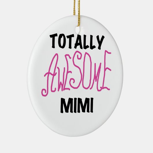 Totaal Geweldige Mimi Roze T-shirts en Giften Keramisch Ornament (Rechts)