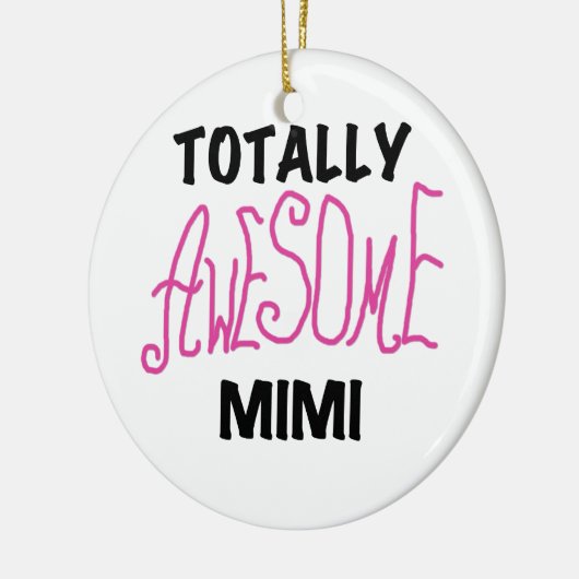 Totaal Geweldige Mimi Roze T-shirts en Giften Keramisch Ornament (Links)