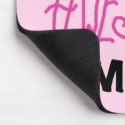 Totaal Geweldige Mimi Roze T-shirts en Giften Muismat (Hoek)