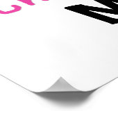 Totaal Geweldige Mimi Roze T-shirts en Giften Poster (Hoek)