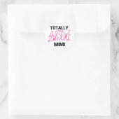 Totaal Geweldige Mimi Roze T-shirts en Giften Ronde Sticker (Tas)