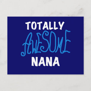 Totaal Geweldige Nana Blue T-shirts en Giften Briefkaart
