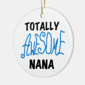 Totaal Geweldige Nana Blue T-shirts en Giften Keramisch Ornament (Links)