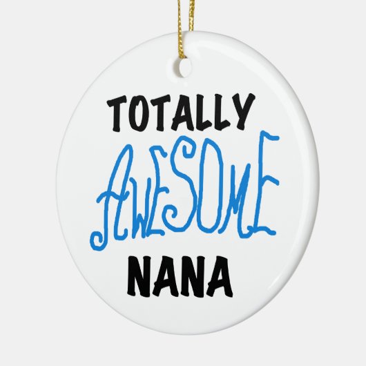 Totaal Geweldige Nana Blue T-shirts en Giften Keramisch Ornament (Links)