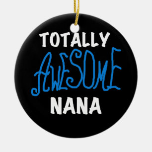 Totaal Geweldige Nana Blue T-shirts en Giften Keramisch Ornament