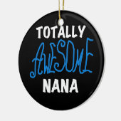 Totaal Geweldige Nana Blue T-shirts en Giften Keramisch Ornament (Links)