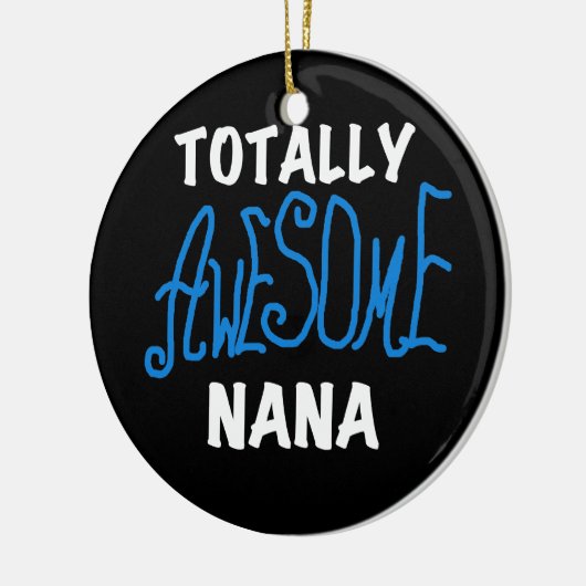 Totaal Geweldige Nana Blue T-shirts en Giften Keramisch Ornament (Links)