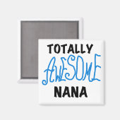 Totaal Geweldige Nana Blue T-shirts en Giften Magneet (Voorkant / Achterkant)