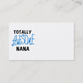 Totaal Geweldige Nana Blue T-shirts en Giften Visitekaartje (Achterkant)