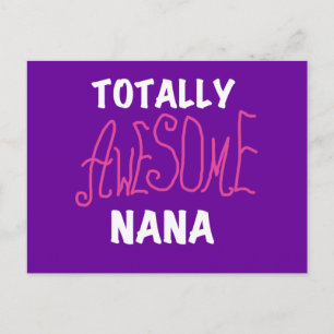 Totaal Geweldige Nana Pink T-shirts en Giften Briefkaart