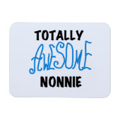 Totaal Geweldige Nonnie Blue Tekst Tshirts en gesc Magneet (Horizontaal)