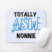 Totaal Geweldige Nonnie Blue Tekst Tshirts en gesc Muismat (Met muis)