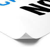 Totaal Geweldige Nonnie Blue Tekst Tshirts en gesc Poster (Hoek)