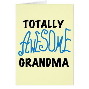 Totaal Geweldige Oma - Blauwe T-shirts en Giften