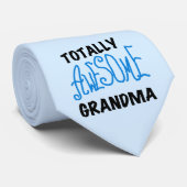 Totaal Geweldige Oma - Blauwe T-shirts en Giften Stropdas (Opgerold)