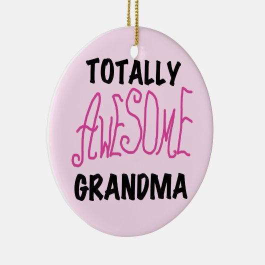 Totaal Geweldige Oma - Roze T-shirts en Giften Keramisch Ornament (Rechts)