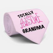 Totaal Geweldige Oma - Roze T-shirts en Giften Stropdas (Opgerold)