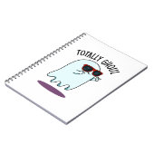 Totaal Griezelfreak Grappige Koele Halloween Geest Notitieboek (Linkerzijde)