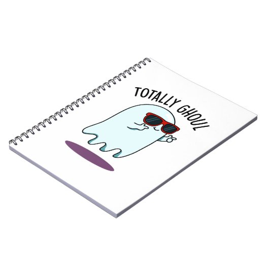 Totaal Griezelfreak Grappige Koele Halloween Geest Notitieboek (Linkerzijde)