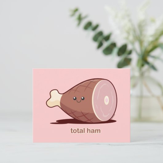 Totaal ham briefkaart (Staand voorkant)