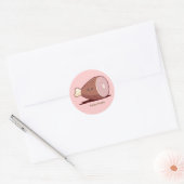 Totaal ham ronde sticker (Envelop)