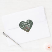totaal hart sticker (Envelop)