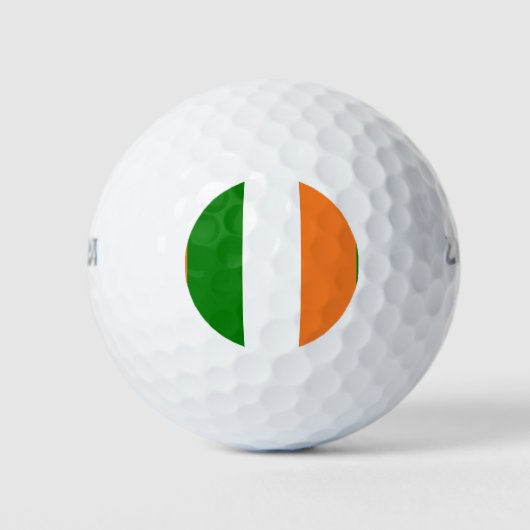 Totaal Ierse vlag Golfballen (Voorkant)