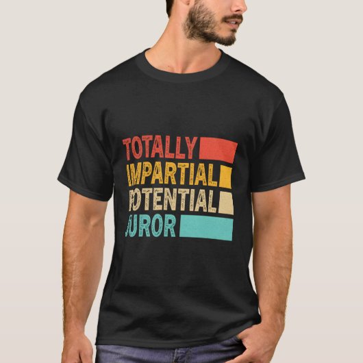 Totaal impliciete potentiële jurylid t-shirt (Voorkant)