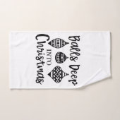 Totaal in Kerstmis Funny Kerstmis Xmas Handdoek (Handdoek)