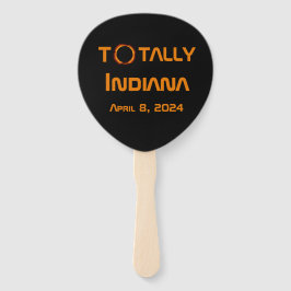 Totaal Indiana 2024 Zonsverduistering Handwaaier