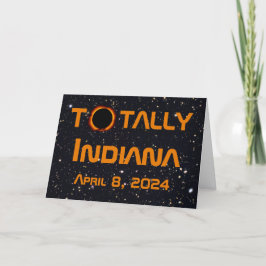 Totaal Indiana 2024 Zonsverduistering Kaart