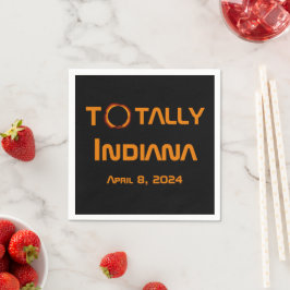 Totaal Indiana 2024 Zonsverduistering Servet