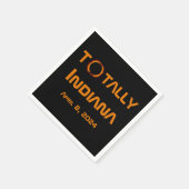 Totaal Indiana 2024 Zonsverduistering Servet (Hoek)