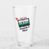 Totaal jaren '80 Cassette bruiloft Glas (Voorkant)