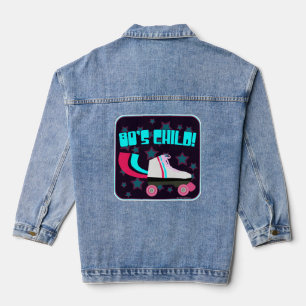 Totaal jaren tachtig Child Fun Epic Flashback Scha Denim Jacket